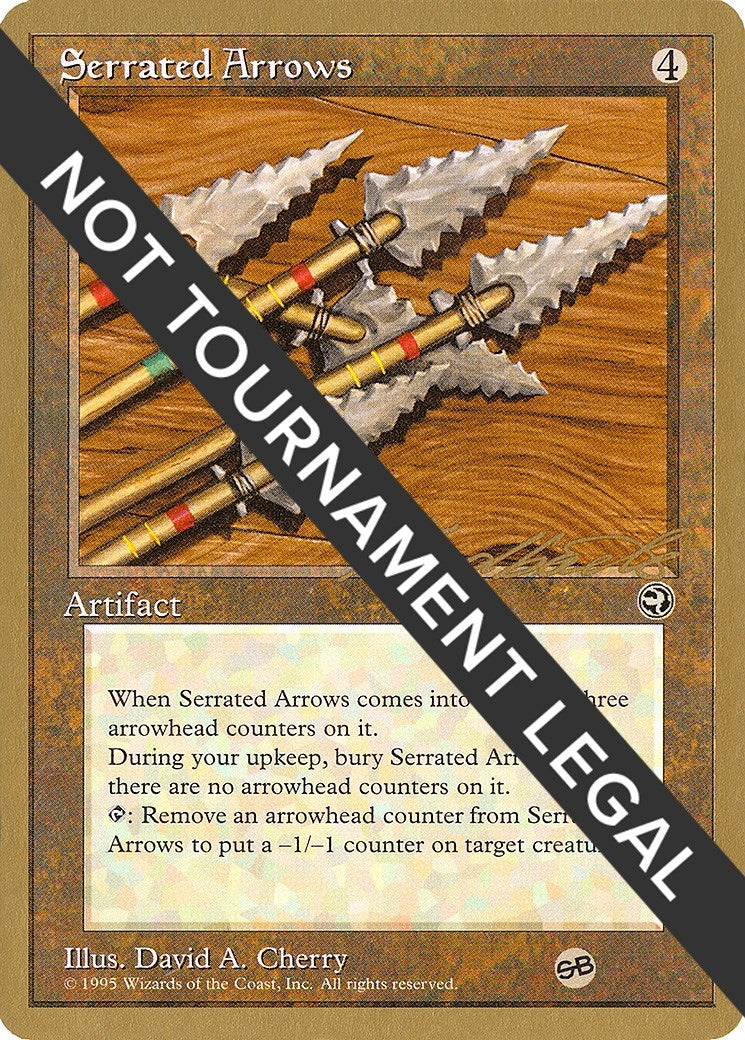Image for Serrated Arrows - 1996 Leon Lindback (HML) (SB) (WCD) - Magic: The Gathering