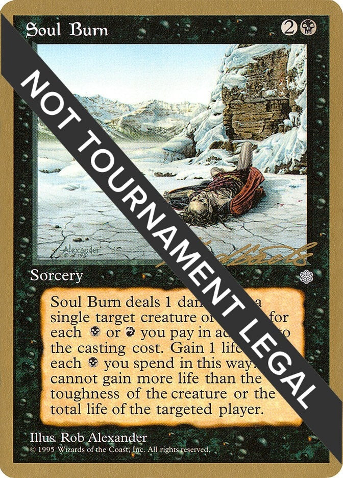 Image for Soul Burn - 1996 Leon Lindback (ICE) (WCD) - Magic: The Gathering
