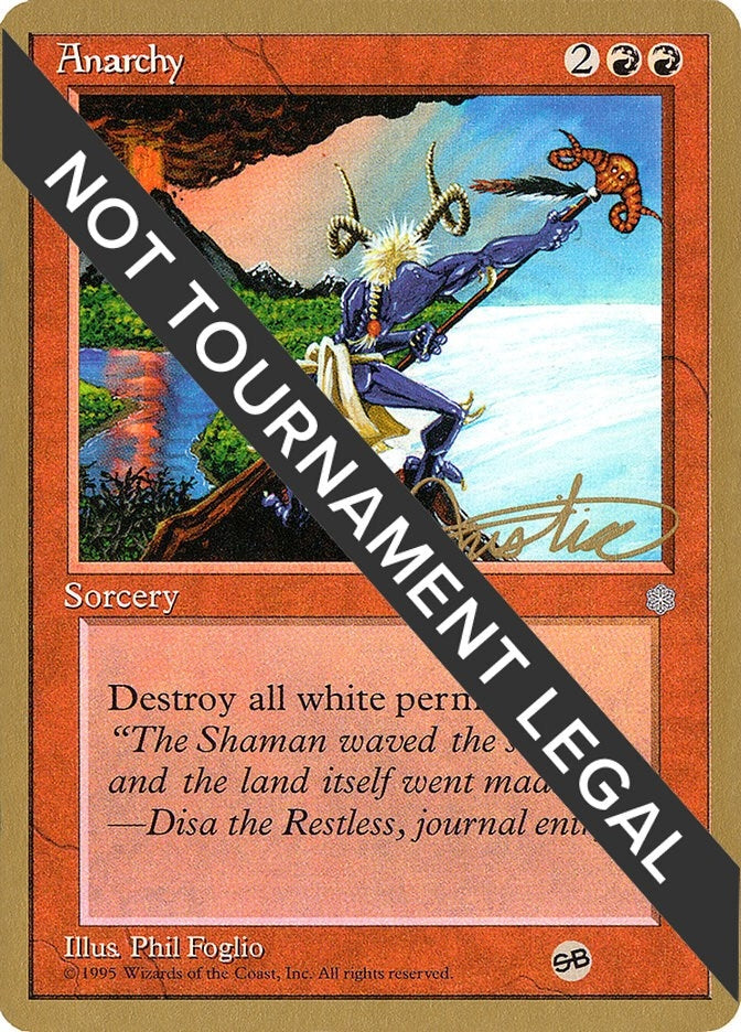 Anarchy - 1996 Mark Justice (ICE) (SB) (WCD)