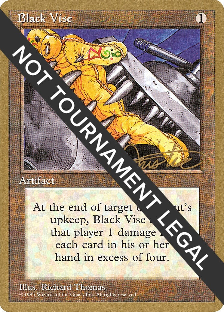 Image for Black Vise - 1996 Mark Justice (4ED) (WCD) - Magic: The Gathering