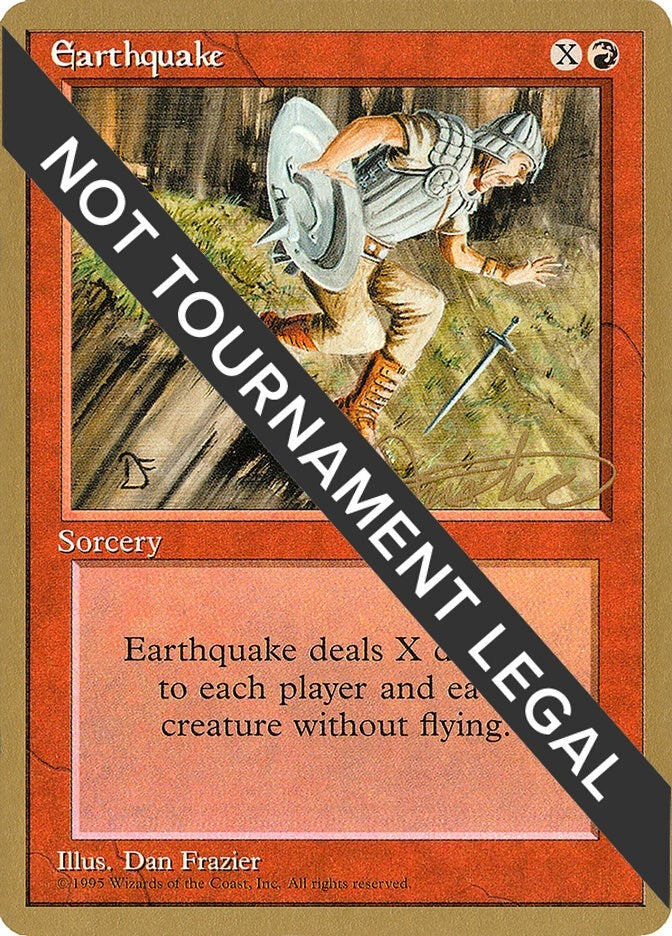 Image for Earthquake - 1996 Mark Justice (4ED) (WCD) - Magic: The Gathering