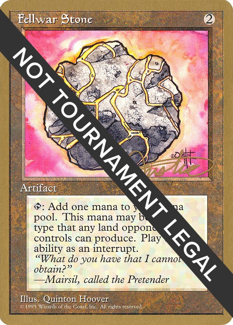 Image for Fellwar Stone - 1996 Mark Justice (4ED) (WCD) - Magic: The Gathering