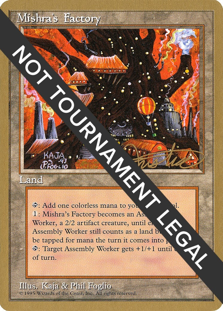 Image for Mishra's Factory - 1996 Mark Justice (4ED) (WCD) - Magic: The Gathering