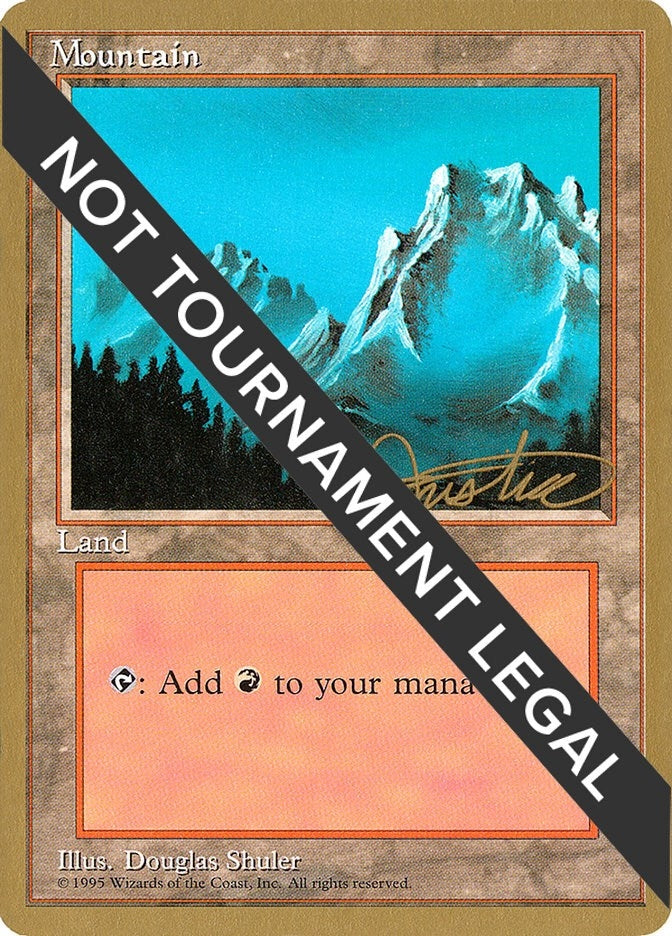 Image for Mountain (B) - 1996 Mark Justice (4ED) (WCD) - Magic: The Gathering
