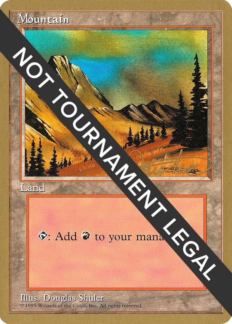Image for Mountain (C) - 1996 Mark Justice (4ED) (WCD) - Magic: The Gathering