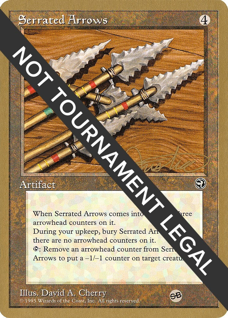 Image for Serrated Arrows - 1996 Mark Justice (HML) (SB) (WCD) - Magic: The Gathering