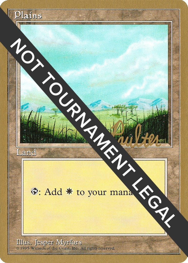 Image for Plains (B) - 1996 Preston Poulter (4ED) (WCD) - Magic: The Gathering