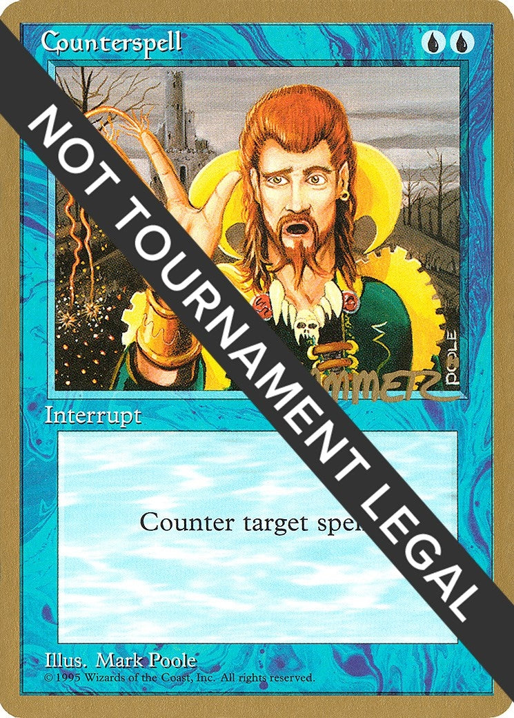 Image for Counterspell - 1996 Shawn "Hammer" Regnier (4ED) (WCD) - Magic: The Gathering