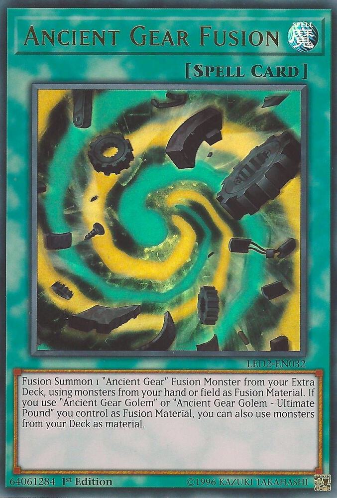 Ancient Gear Fusion (LED2-EN032) (LDAM)