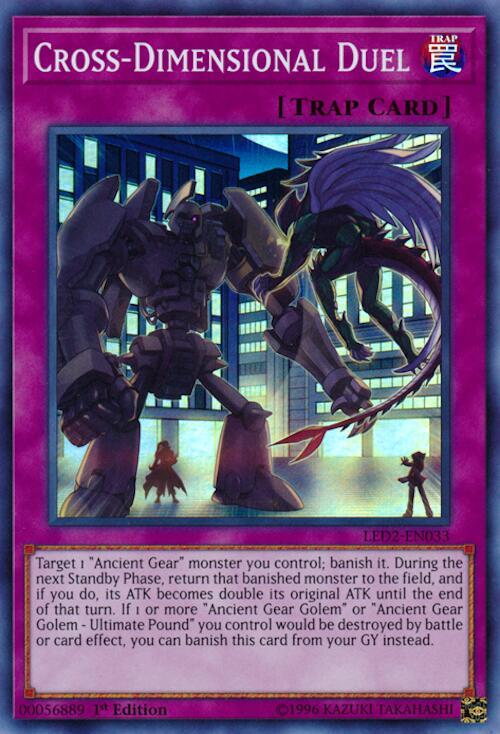 Cross-Dimensional Duel (LED2-EN033) (LDAM)