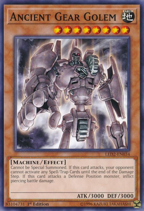 Ancient Gear Golem (LED2-EN034) (LDAM)