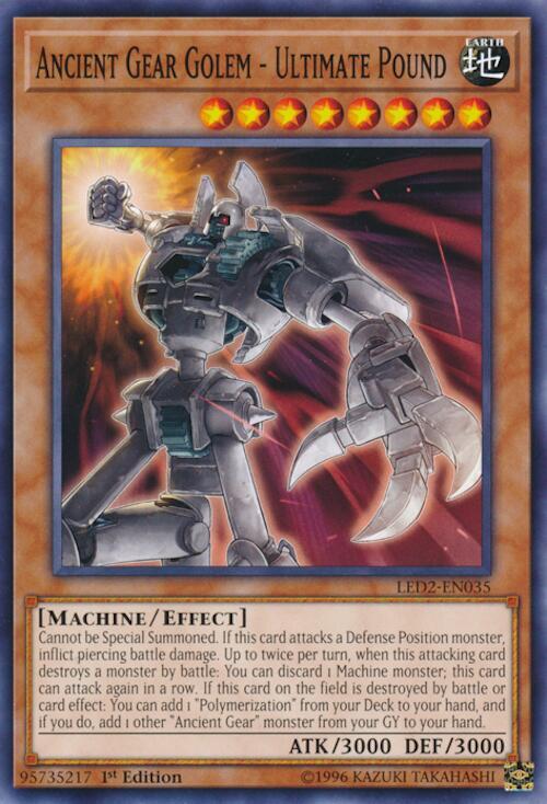 Ancient Gear Golem - Ultimate Pound (LED2-EN035) (LDAM)