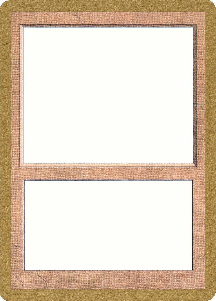 1997 World Championship Blank Card (WCD)