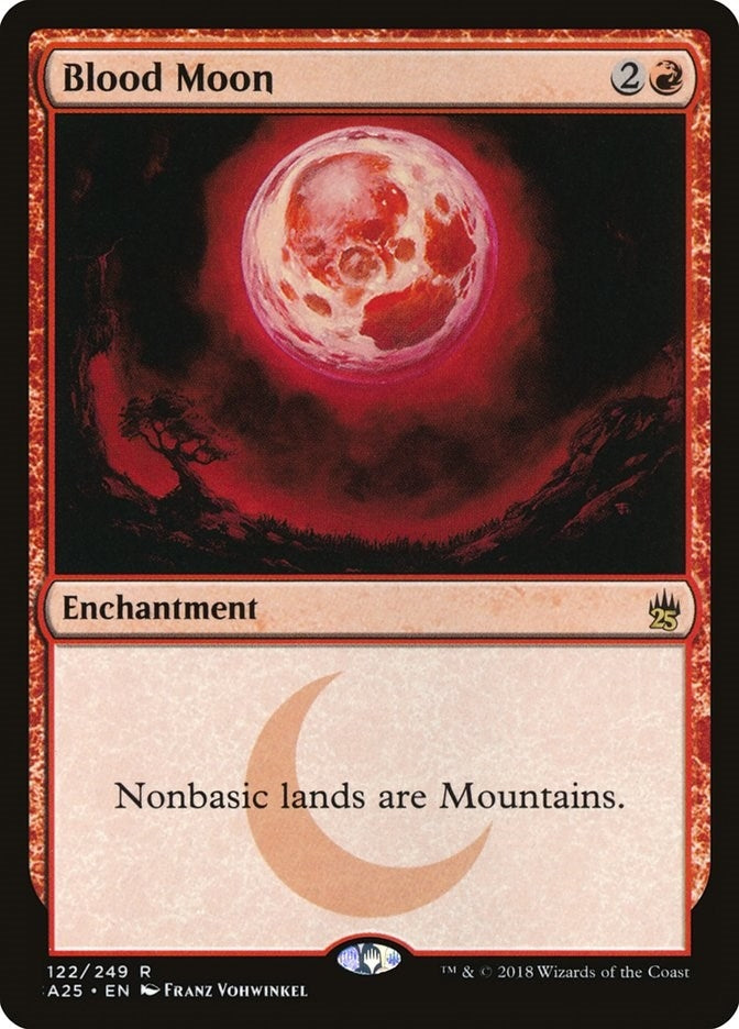 Image for Blood Moon (122) (A25) - Magic: The Gathering