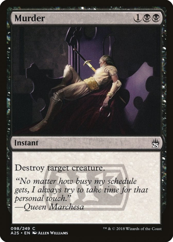 Image for Murder (98) (A25) - Magic: The Gathering