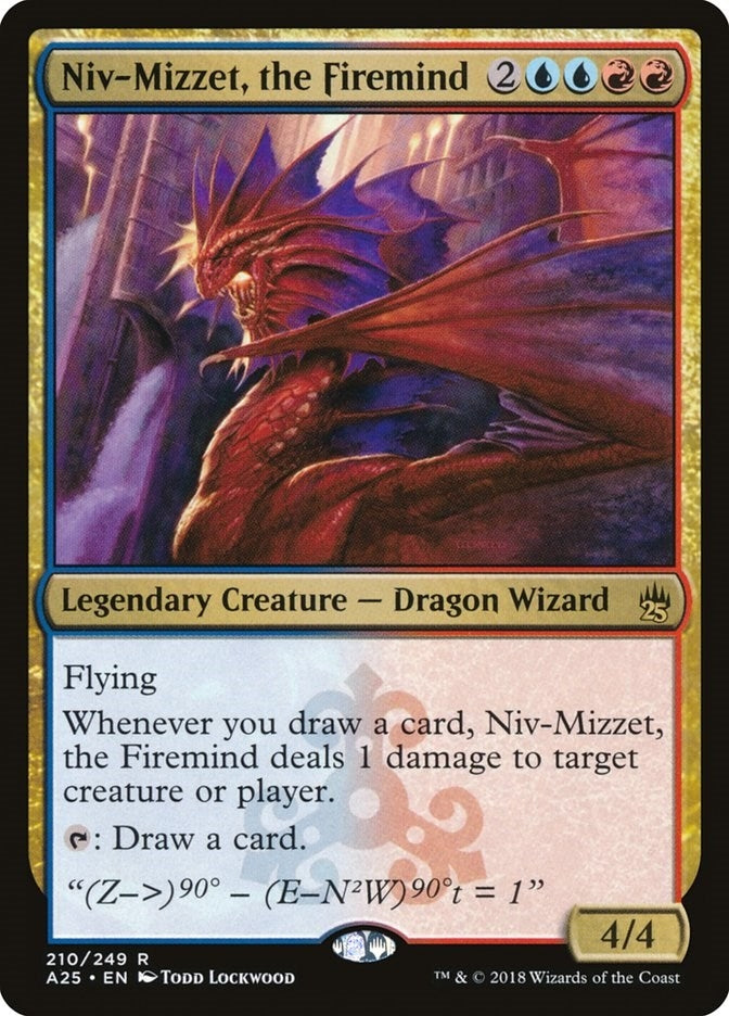 Image for Niv-Mizzet, the Firemind (210) (A25) - Magic: The Gathering