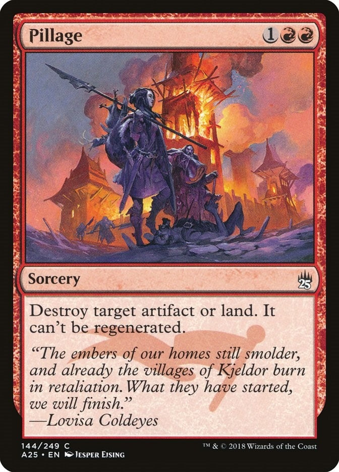 Image for Pillage (144) (A25) - Magic: The Gathering