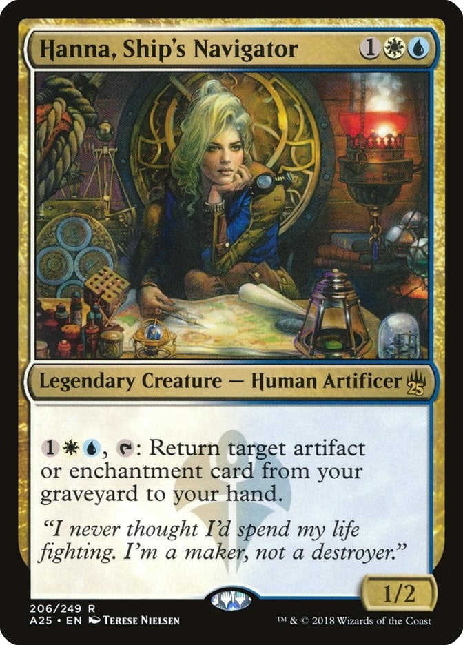 Image for Hanna, Ship's Navigator (206) (A25) - Magic: The Gathering