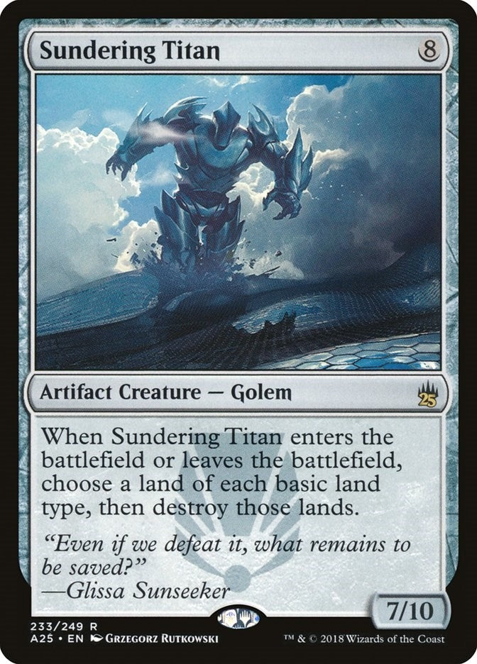 Image for Sundering Titan (233) (A25) - Magic: The Gathering