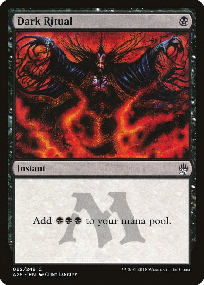 Image for Dark Ritual (82) (A25) - Magic: The Gathering
