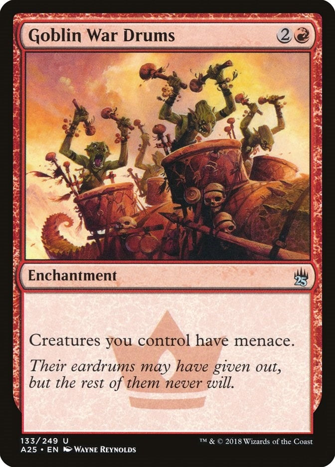 Image for Goblin War Drums (133) (A25) - Magic: The Gathering