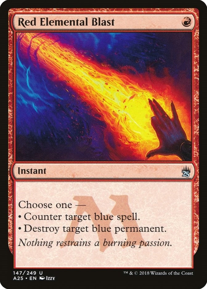 Image for Red Elemental Blast (147) (A25) - Magic: The Gathering