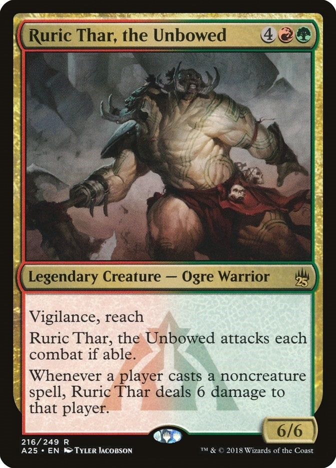 Image for Ruric Thar, the Unbowed (216) (A25) - Magic: The Gathering