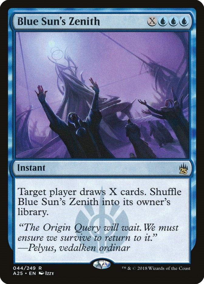 Image for Blue Sun's Zenith (44) (A25) - Magic: The Gathering