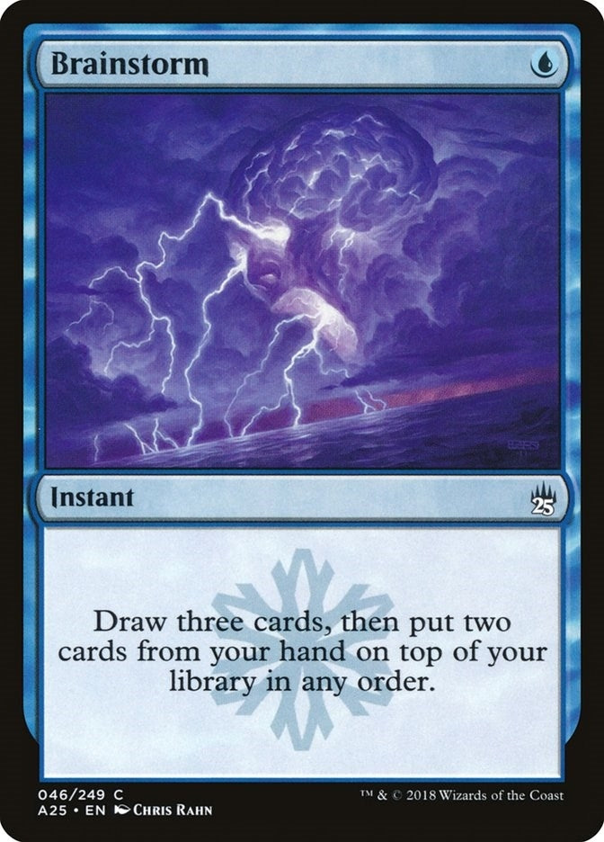 Image for Brainstorm (46) (A25) - Magic: The Gathering