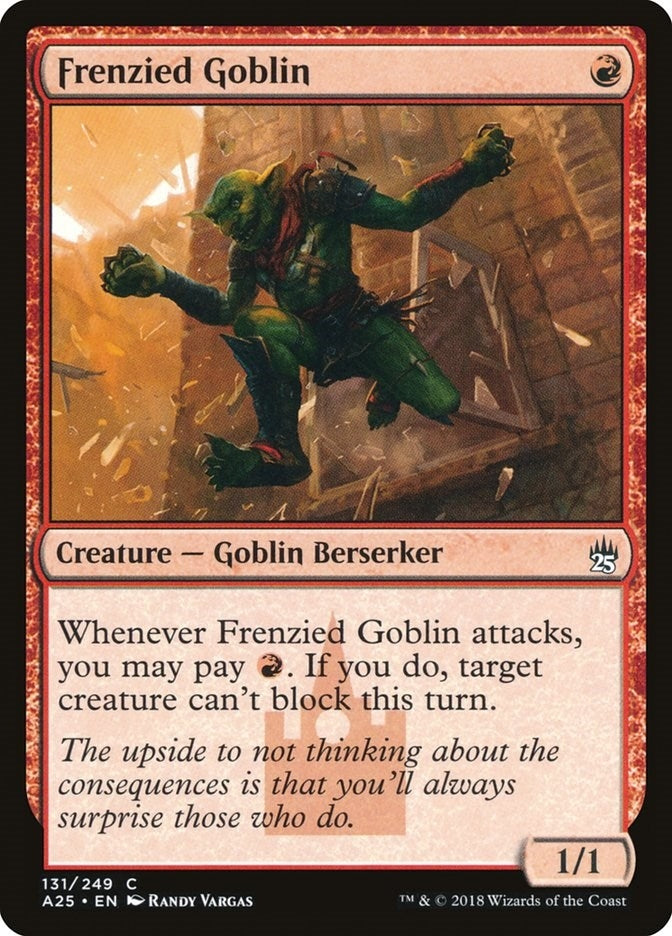 Image for Frenzied Goblin (131) (A25) - Magic: The Gathering