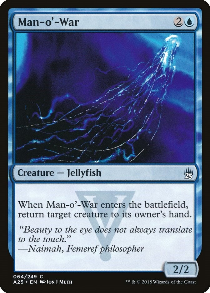 Image for Man-o'-War (64) (A25) - Magic: The Gathering