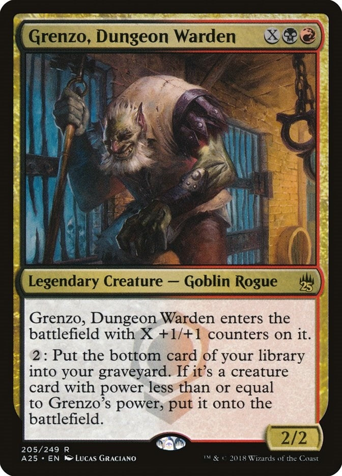 Image for Grenzo, Dungeon Warden (205) (A25) - Magic: The Gathering