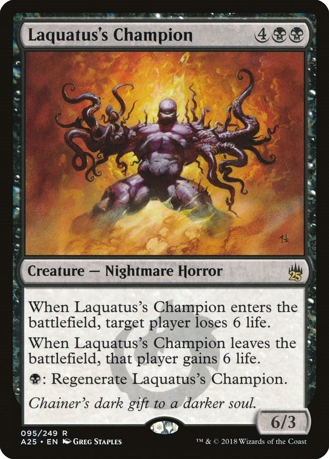 Image for Laquatus's Champion (95) (A25) - Magic: The Gathering