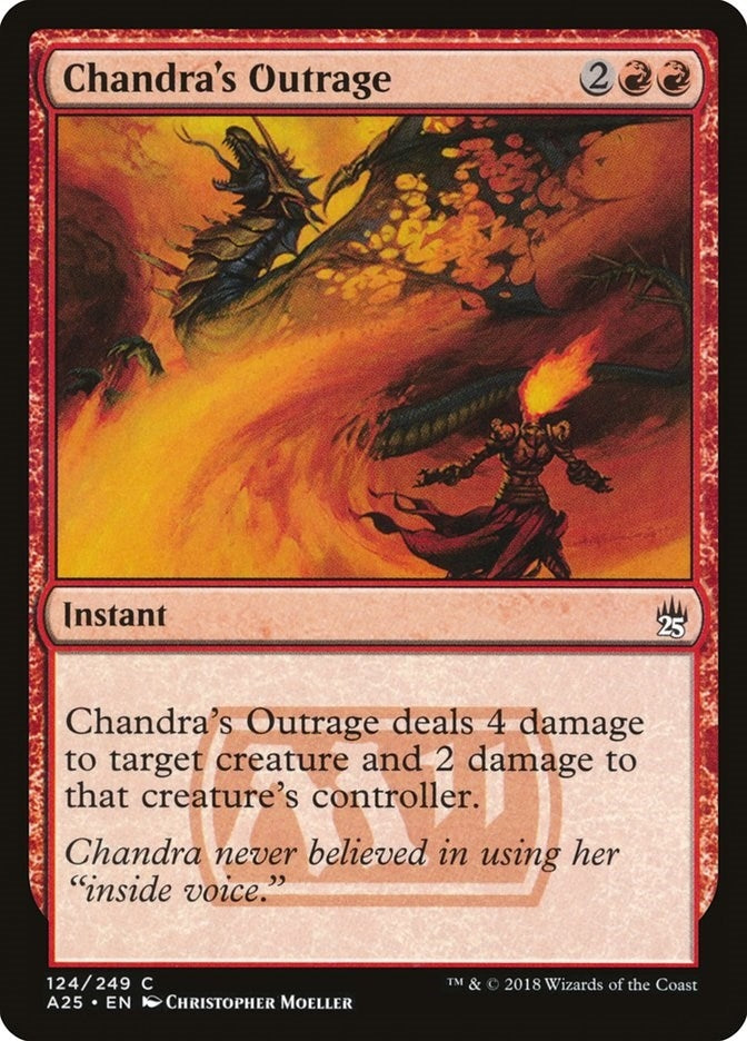 Image for Chandra's Outrage (124) (A25) - Magic: The Gathering