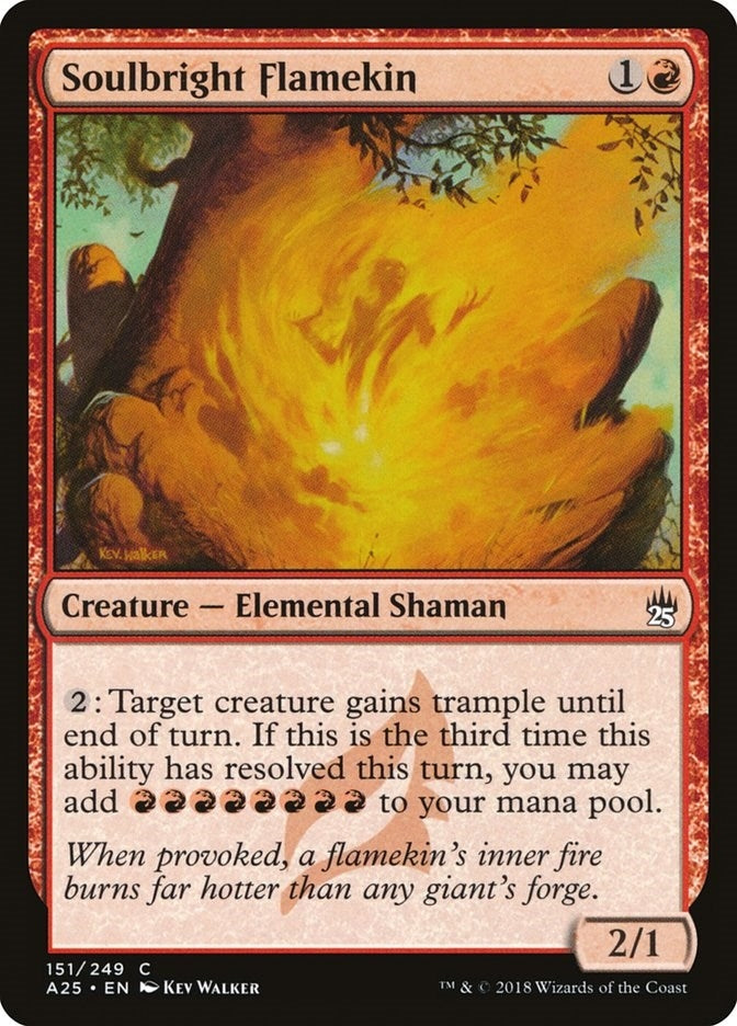 Image for Soulbright Flamekin (151) (A25) - Magic: The Gathering