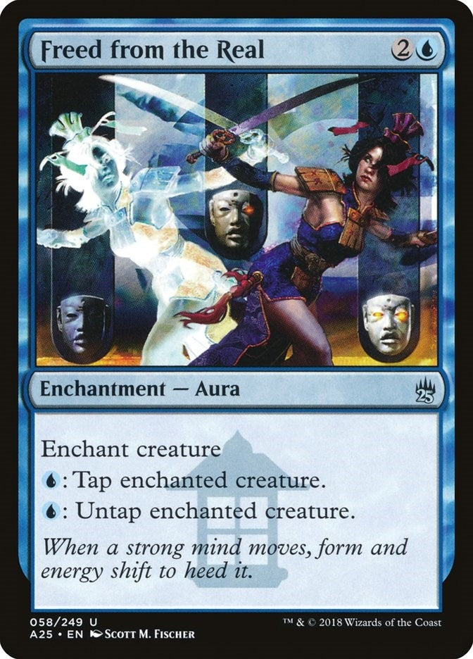 Image for Freed from the Real (58) (A25) - Magic: The Gathering