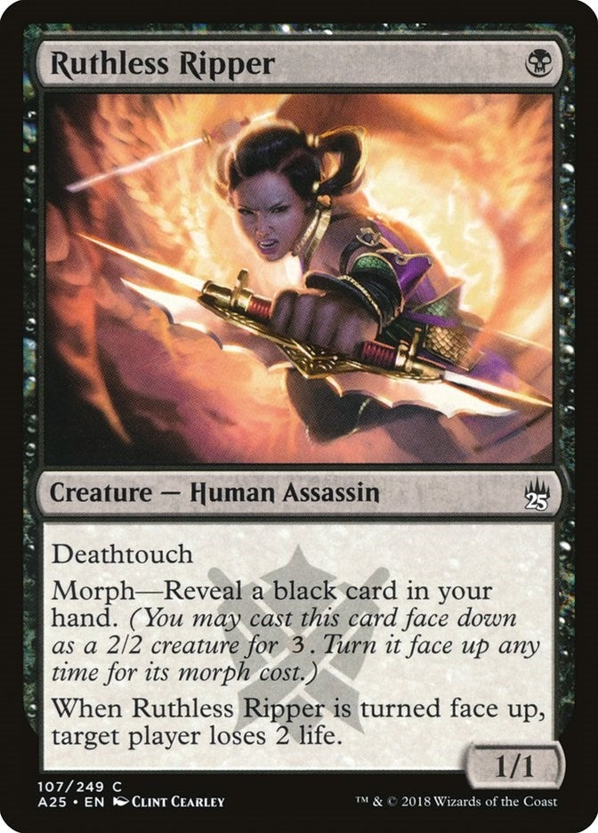 Image for Ruthless Ripper (107) (A25) - Magic: The Gathering