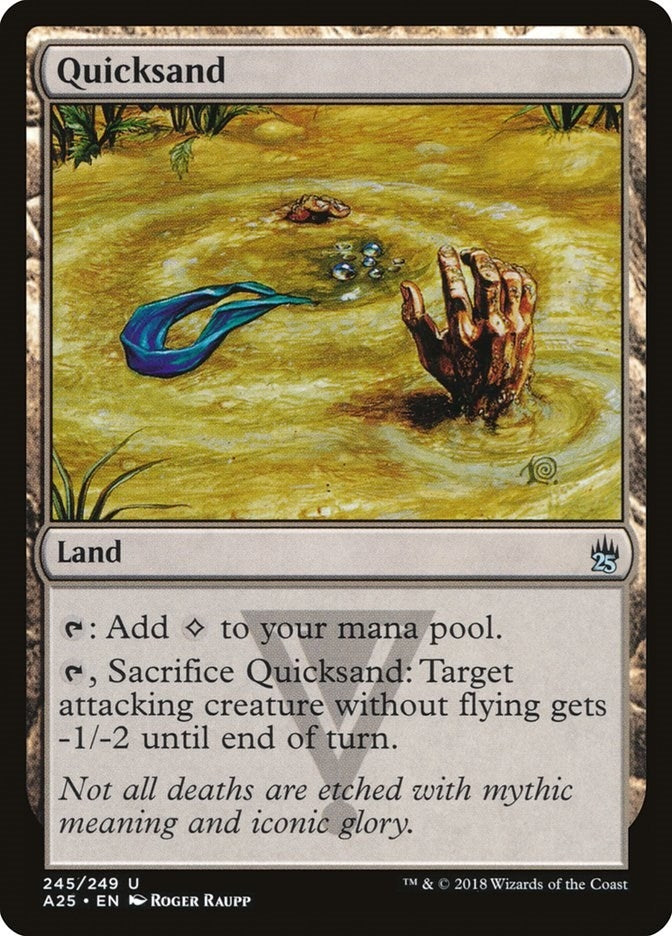 Image for Quicksand (245) (A25) - Magic: The Gathering