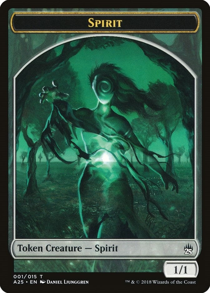 Image for Spirit Token (001) (1) (A25) - Magic: The Gathering