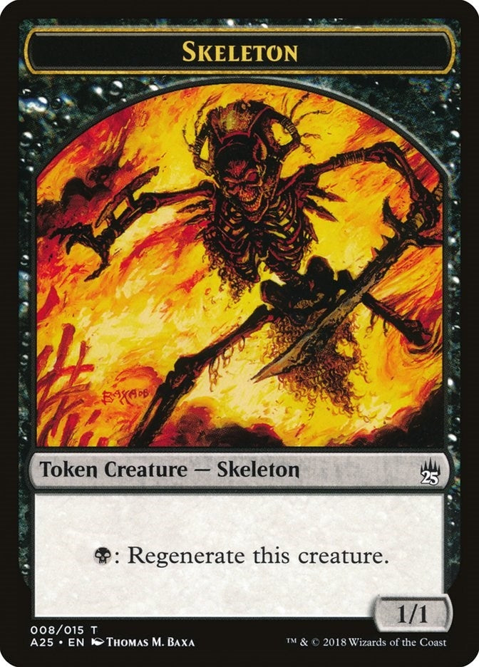 Image for Skeleton Token (008) (8) (A25) - Magic: The Gathering