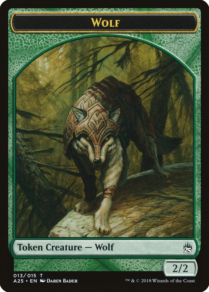 Image for Wolf Token (013) (13) (A25) - Magic: The Gathering