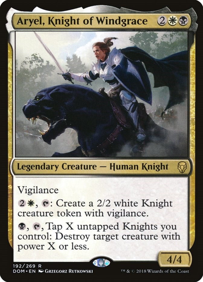 Aryel, Knight of Windgrace (192) (DOM)
