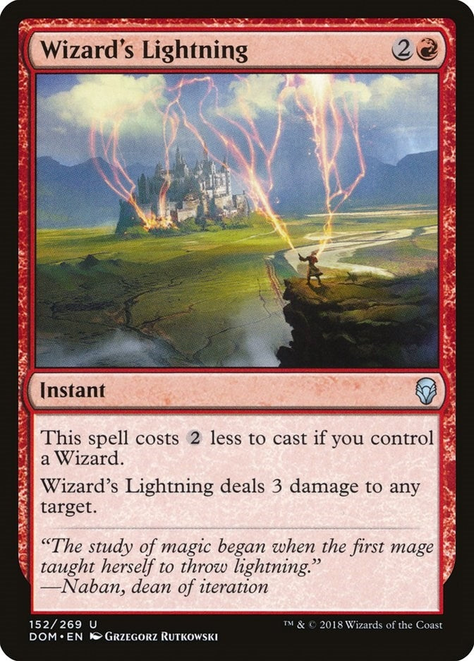 Wizard's Lightning (152) (DOM)
