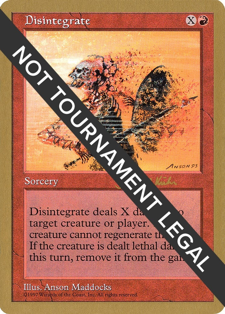 Disintegrate - 1997 Janosch Kuhn (5ED) (WCD)