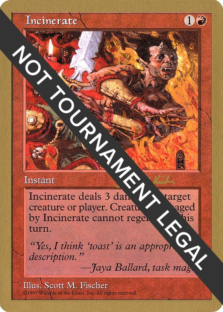 Incinerate - 1997 Janosch Kuhn (5ED) (WCD)