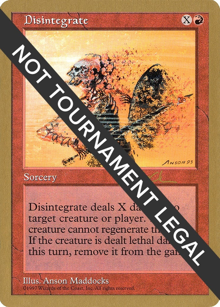 Disintegrate - 1997 Paul McCabe (5ED) (WCD)