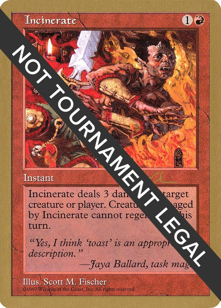 Incinerate - 1997 Paul McCabe (5ED) (WCD)