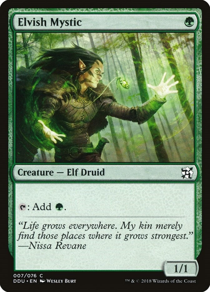 Elvish Mystic (7) (DDU)