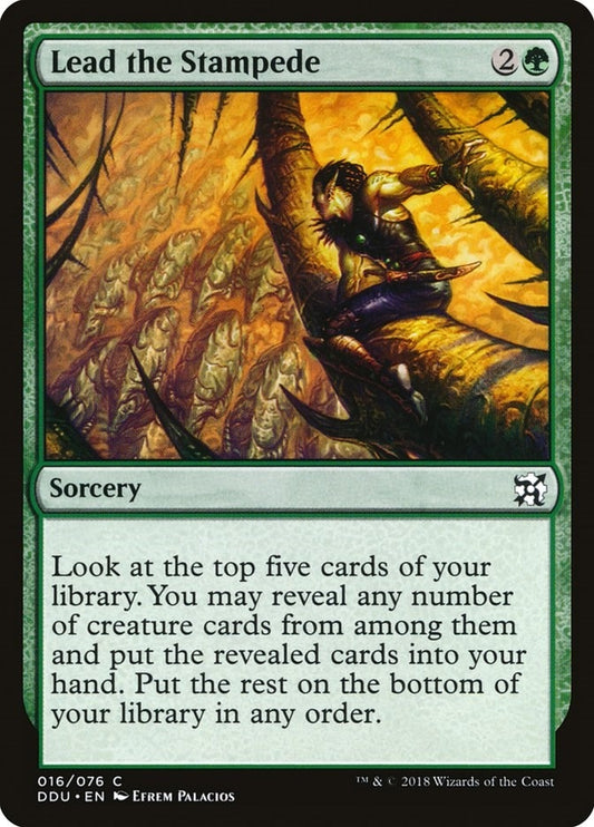 Image for Lead the Stampede (16) (DDU) - Magic: The Gathering
