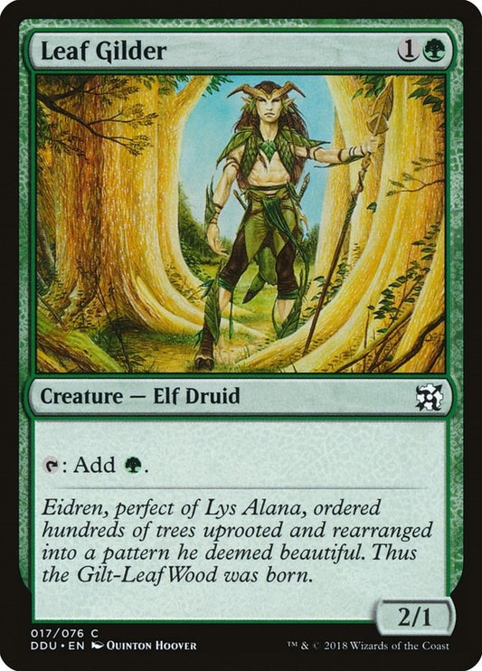 Image for Leaf Gilder (17) (DDU) - Magic: The Gathering